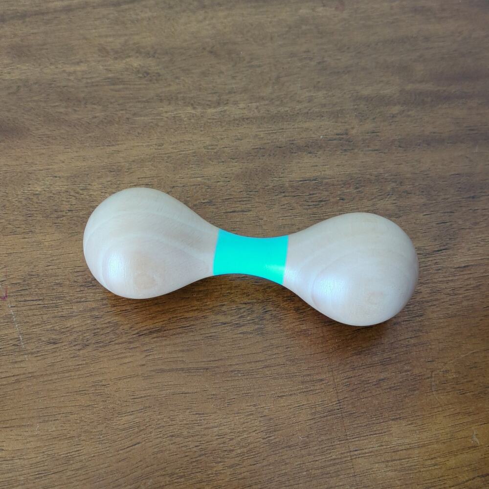 Lovevery Wooden Rattle from The Charmer Play Kit 3-4M Like New